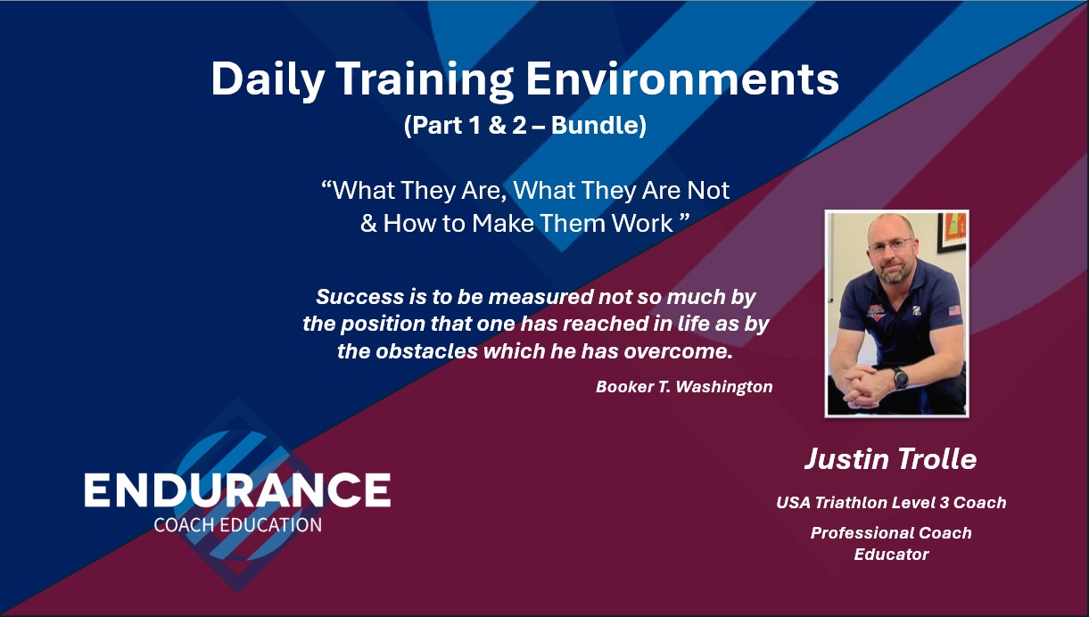 Developing Daily Training Environments – 2 USAT Adjunct CEU’s