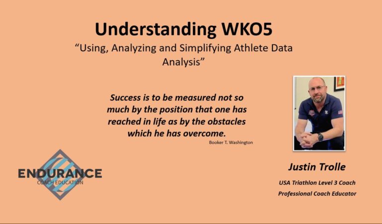 Understanding WKO5 – Navigation and Data Analysis for Triathlon Coaches